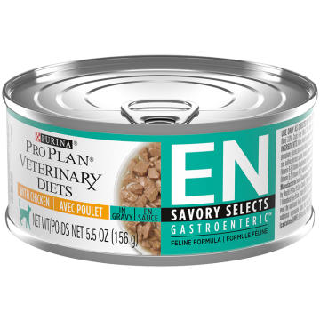 Purina Pro Plan Veterinary Diets EN Gastroenteric Savory Selects in Sauce Feline Formula with Chicken (Canned)