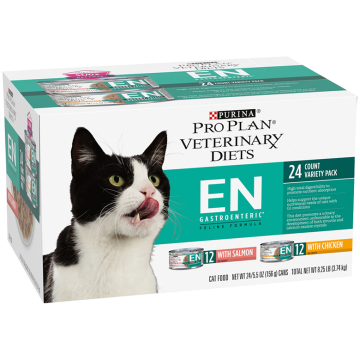 Purina Pro Plan Veterinary Diets EN Gastroenteric Savory Selects Cat Food Variety Pack (Canned)