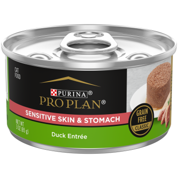 Purina Pro Plan Focus Adult Sensitive Skin & Stomach Duck Entr&eacute;e Cat Food