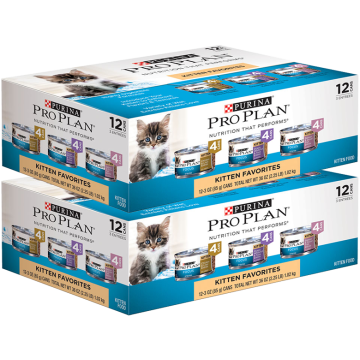 Purina Pro Plan Focus Kitten Favorites Variety Pack Cat Food