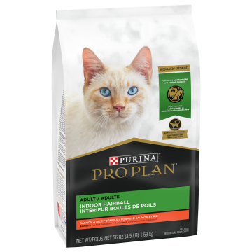 Purina Pro Plan Focus Adult Indoor Hairball Salmon & Rice Formula Cat Food