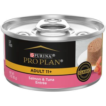 Purina Pro Plan Focus Adult 11+ Salmon & Tuna Entrée Classic Cat Food