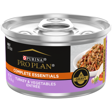 Purina Pro Plan Complete Essentials Adult Turkey & Vegetables Entr&eacute;e in Gravy Cat Food