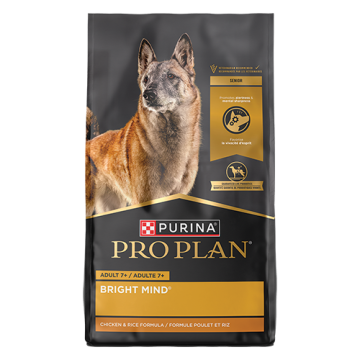 Purina Pro Plan Bright Mind Adult 7+ Chicken & Rice Formula Dog Food