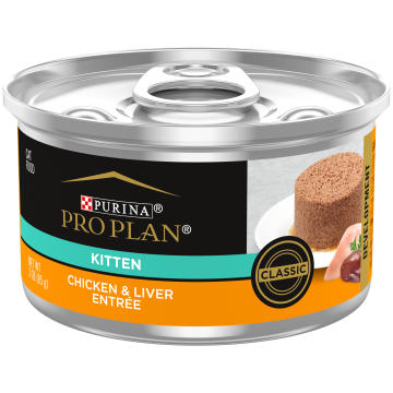 Purina Pro Plan Development Kitten Chicken & Liver Entree Classic Cat Food