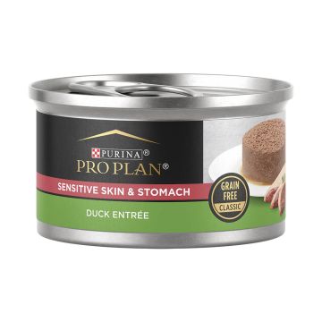 Purina Pro Plan Focus Adult Sensitive Skin & Stomach Duck Entr&eacute;e Cat Food