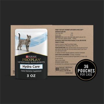 Pro Plan Veterinary Supplements Hydra Care Feline Hydration Supplement.
