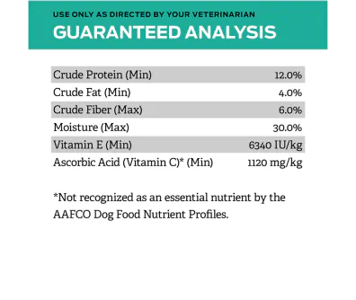Guaranteed analysis dog treats shop