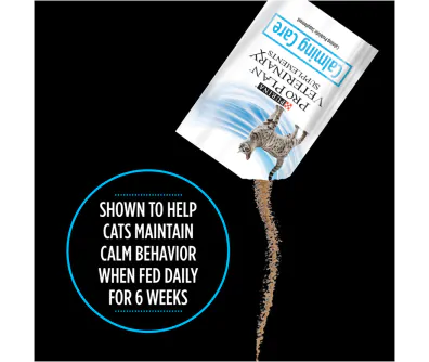 Purina Pro Plan Veterinary Supplements Calming Care Cat Probiotic Anxiety Supplement - 1 box (30 sachets)