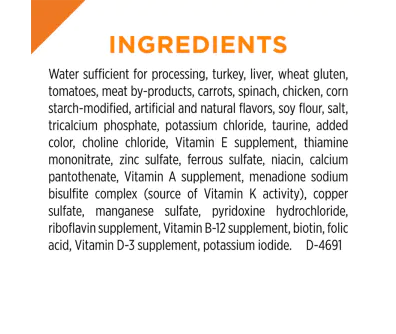 Purina Pro Plan Complete Essentials Adult Turkey & Vegetables Entree in Gravy Cat Food