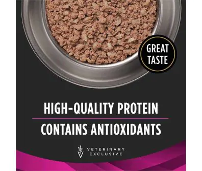 Great taste. High-quality protein. Contains anitoxidants. Veterinary exclusive.