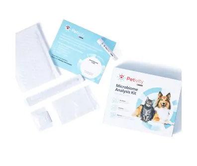 Contents included in the Petivity Microbiome Analysis Kit