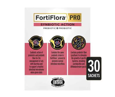 PPVS FortiFlora SA Cat Probiotic Supplement Pro Plan Vet Direct