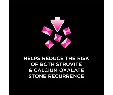 Pro Plan Veterinary Diets UR Savory Selects Urinary St/Ox Wet Cat Food helps reduce the risk of stone recurrence.
