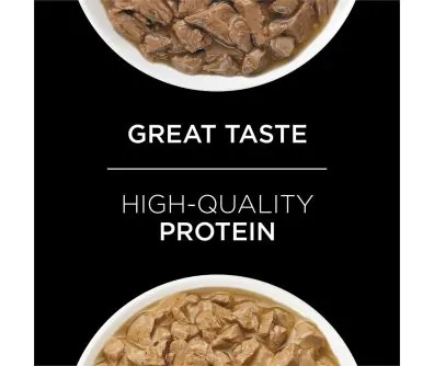 Pro Plan Veterinary Diets UR Savory Selects Urinary St/Ox Wet Cat Food has great taste and high-quality protein.