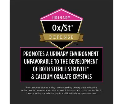 Pro Plan Veterinary Diets UR Urinary Ox/St Dry Dog Food Food promotes a urinary environment unfavorable to the development of crystals and stones.