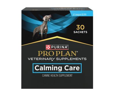 Bag of Pro Plan Veterinary Supplements Calming Care Canine Anxiety Supplement.
