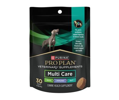 Bag of Pro Plan Veterinary Supplements Multi Care Canine Supplement.