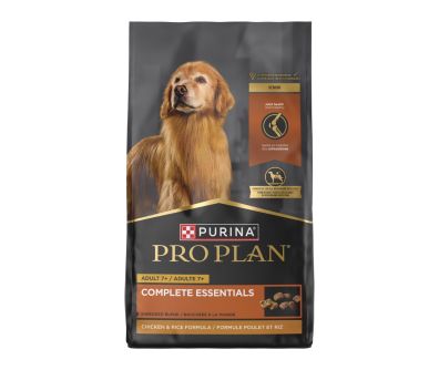 new
A bag of Purina Pro Plan complete essentials chicken and vegetables dry dog food.
