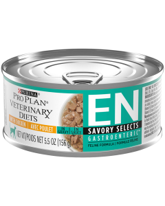 Purina Pro Plan Veterinary Diets EN Gastroenteric Savory Selects in Sauce Feline Formula with Chicken (Canned)