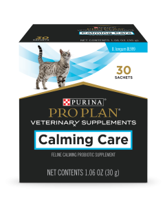 Purina Pro Plan Veterinary Supplements Calming Care Cat Probiotic Anxiety Supplement