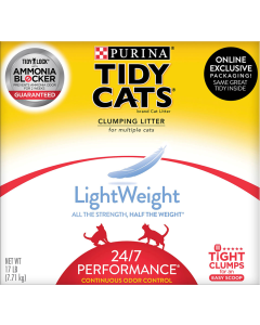 Tidy Cats LightWeight Clumping Cat Litter 24/7 Performance for Multiple Cats