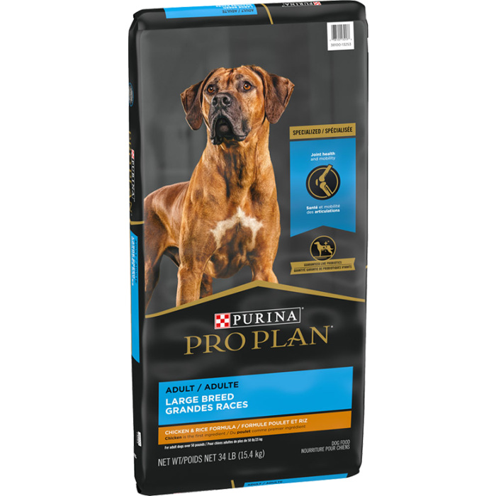 Purina Pro Plan Specialized Adult Large Breed Chicken & Rice Formula Dog  Food