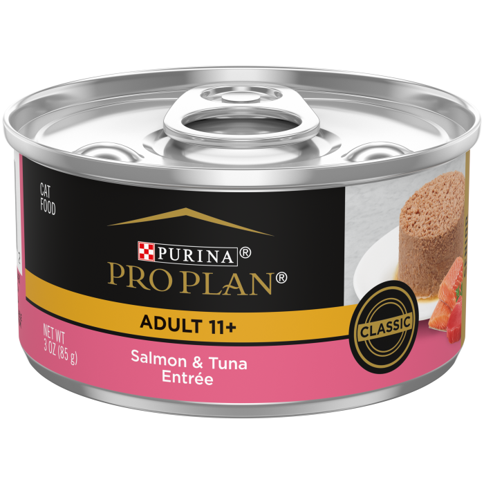 Purina Pro Plan Focus Adult 11+ Salmon & Tuna Entrée Classic Cat Food