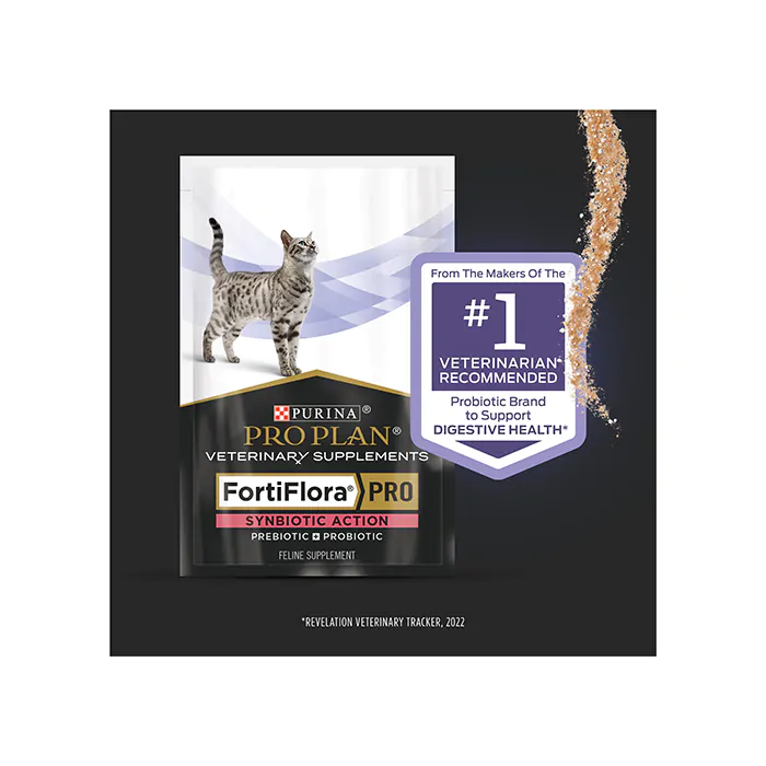 FortiFlora Synbiotic Action Supplement for Cat Diarrhea Pro Plan