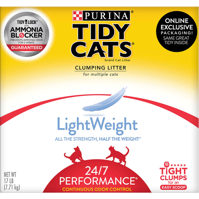 Tidy lightweight clearance cat litter