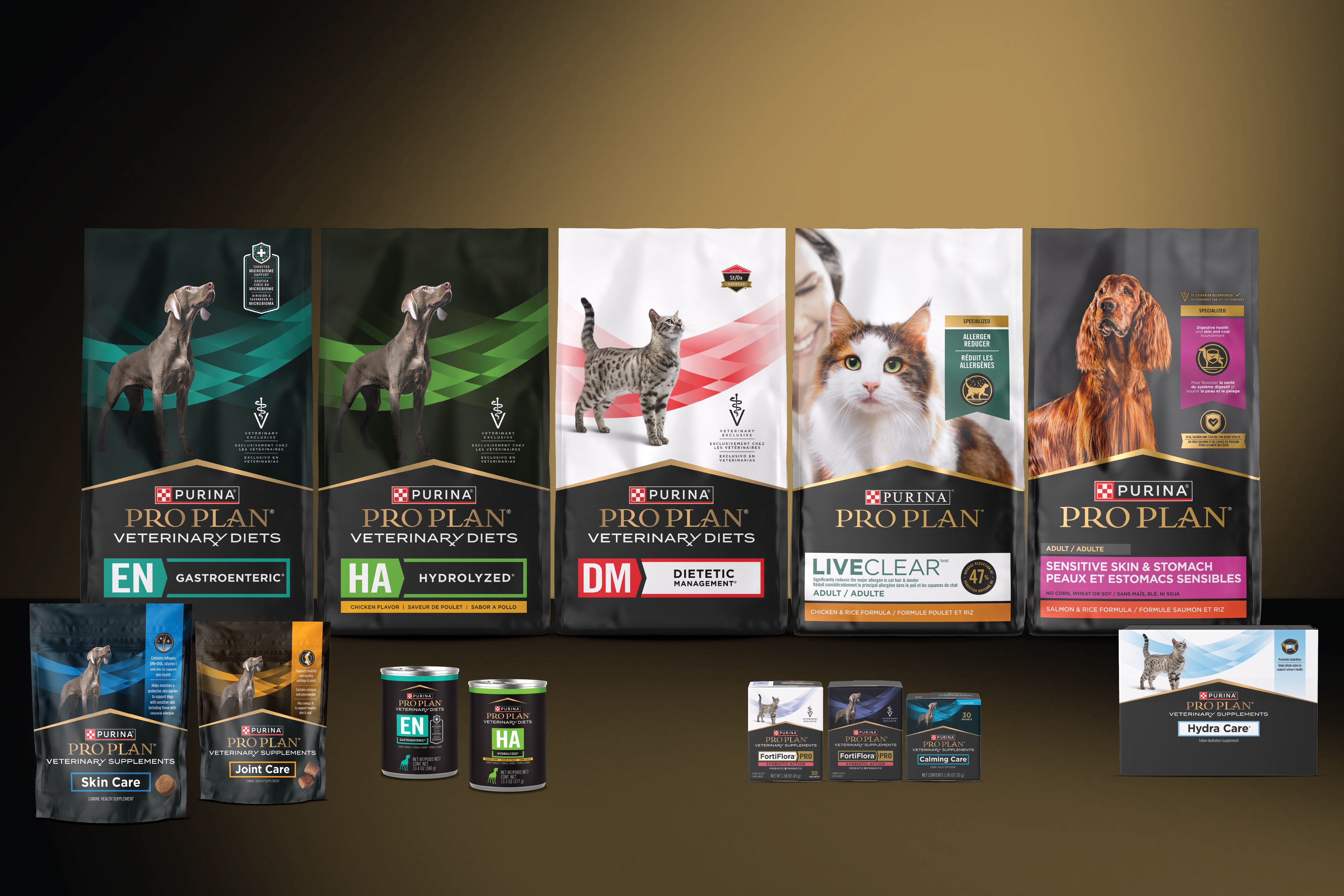 Purina Pro Plan Veterinary Diets and Supplements for dogs and cats